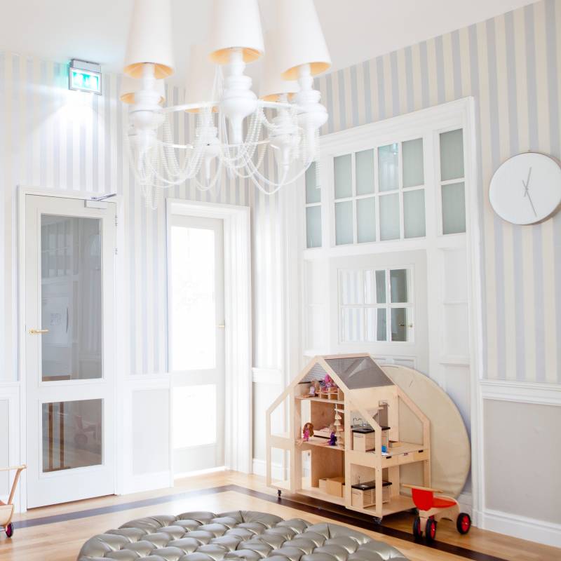 Intérieur d'une crèche d'entreprise de grande qualité